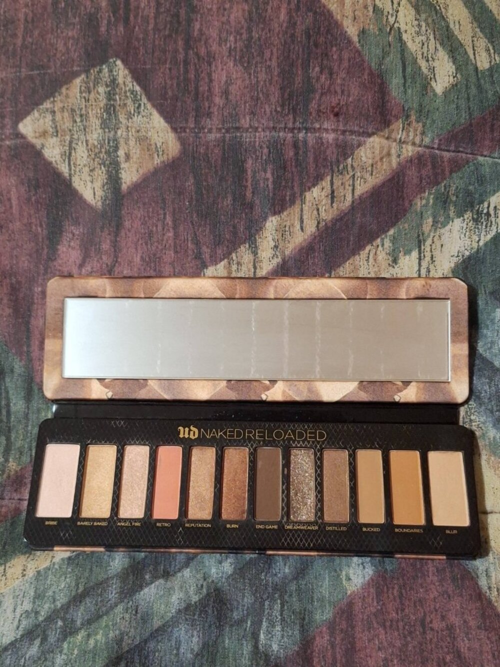 Urban Decay Naked Reloaded Eyeshadow Palette (Used)